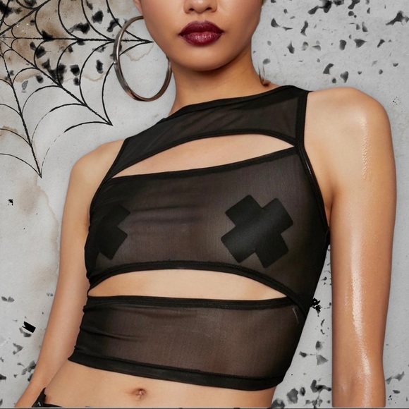 Dolls Kill Tops - GOSSIP EDITION CUTOUT TANK NWT POSTER GIRL NWT